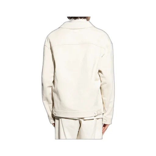 Logo Plaque Shirt Jacket
