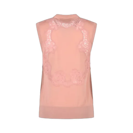 Lace Detailed Knitted Vest