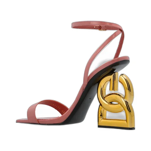 Keira Logo Heel Sandals