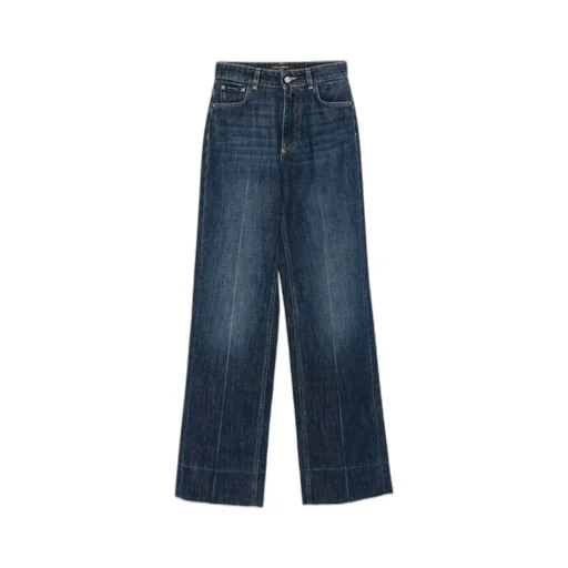 Logo Plaque Flared Jeans