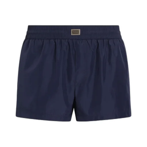 Logo Plaque Swim Trunks