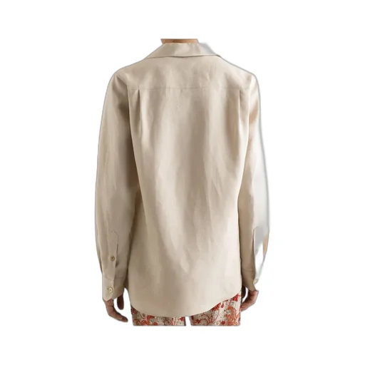 Long-Sleeved V-Neck Shirt