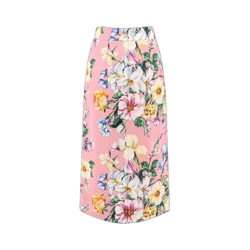 Floral Printed Midi Skirt