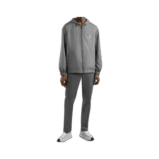 Logo Plaque Sports Jacket