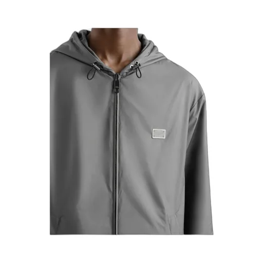 Logo Plaque Sports Jacket