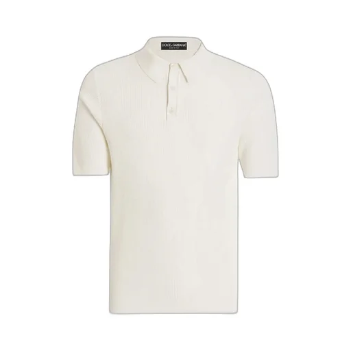 Short-Sleeved Knitted Polo Shirt