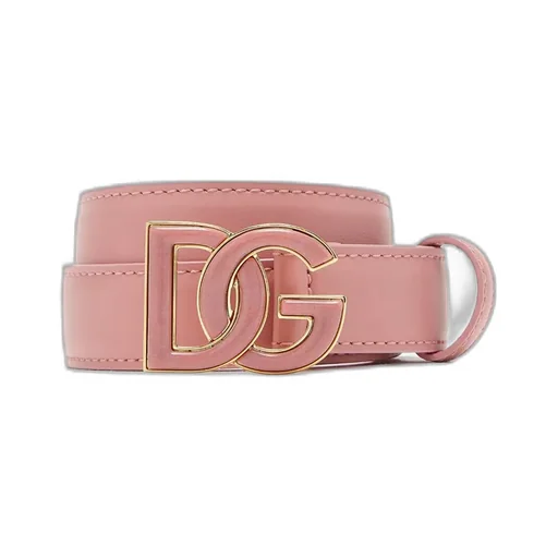 Dg Logo Plaque Buckle Belt