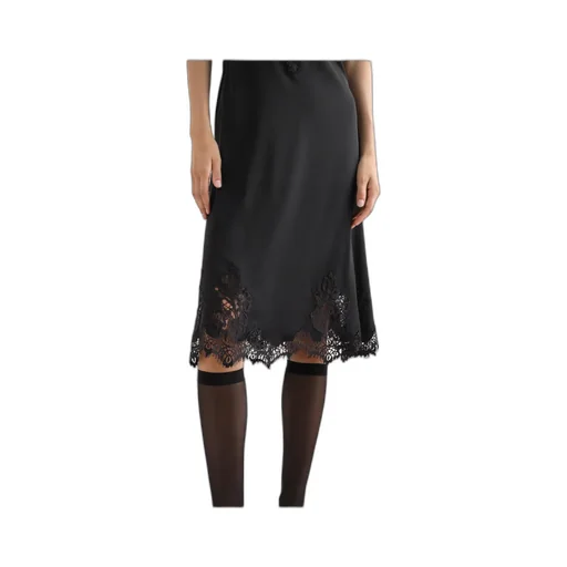 Floral-Lace Midi Dress