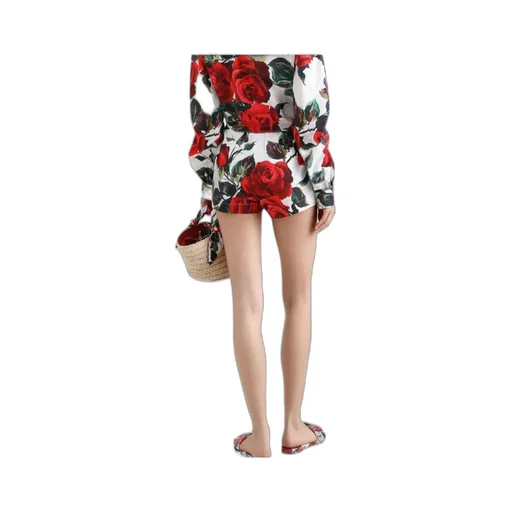 Rose Printed Shorts