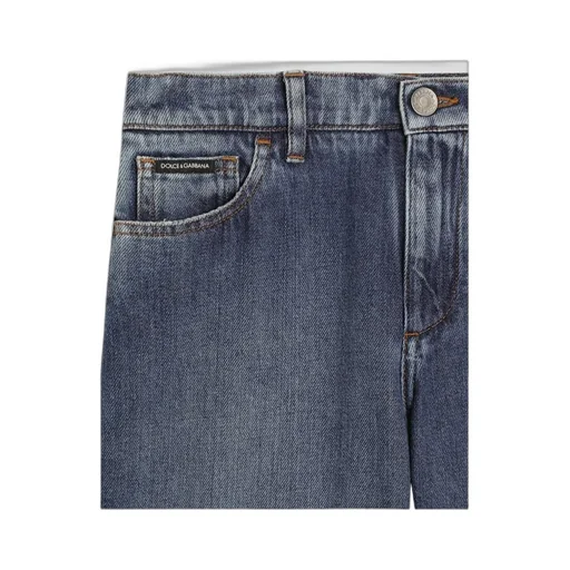 Dolce&Gabbana Logo 5-Pocket Denim Shorts