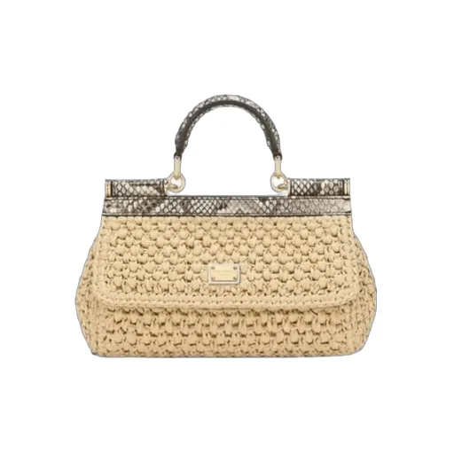 Small Sicily Logo Plaque Handbag