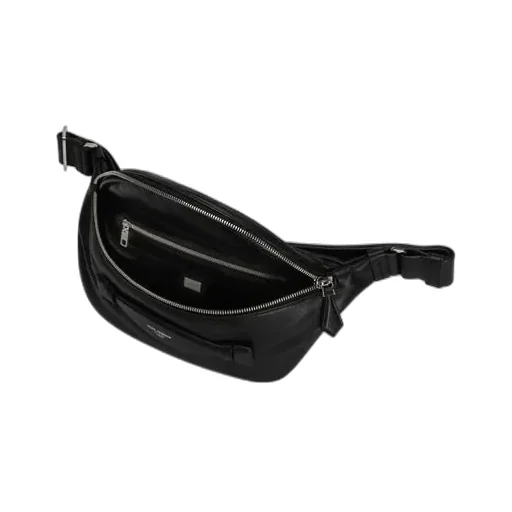 Logo Printed Zipped Belt Bag