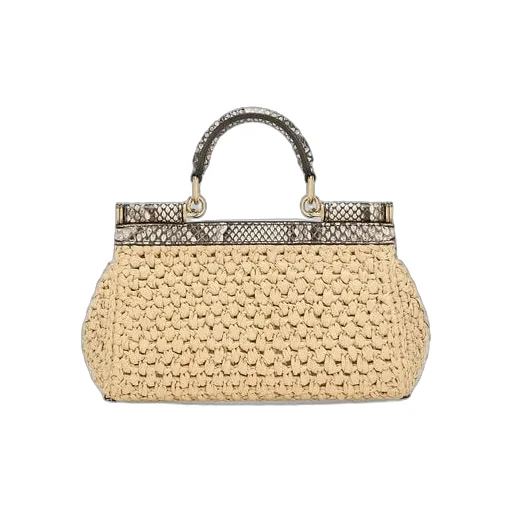 Small Sicily Logo Plaque Handbag