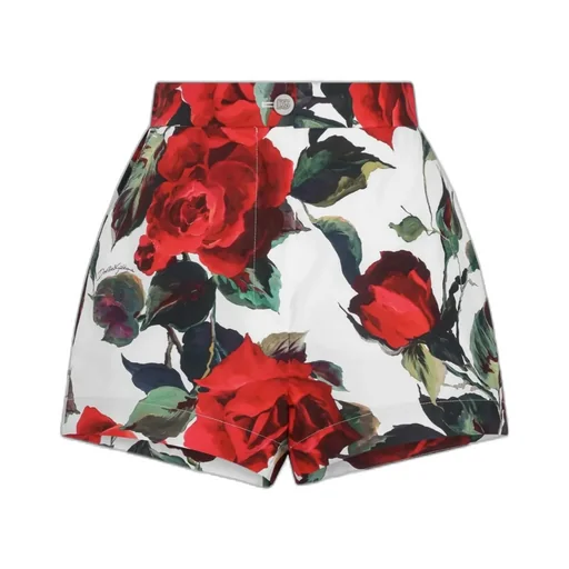 Rose Printed Shorts