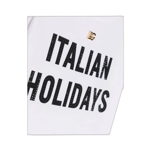 Slogan-Print Cotton T-Shirt
