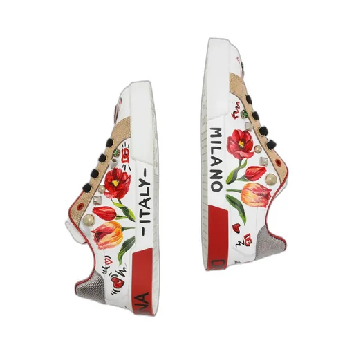 Printed Portofino Light Low-Top Sneakers