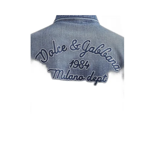 Logo Embroidered Denim Shirt