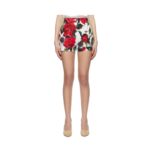Rose Printed Shorts