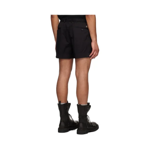 Pleated Gabardine Shorts