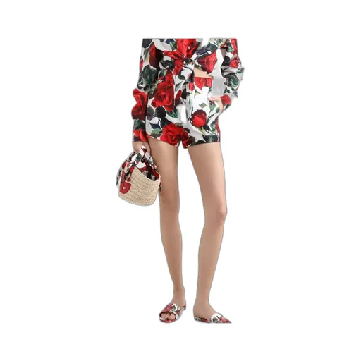 Rose Printed Shorts