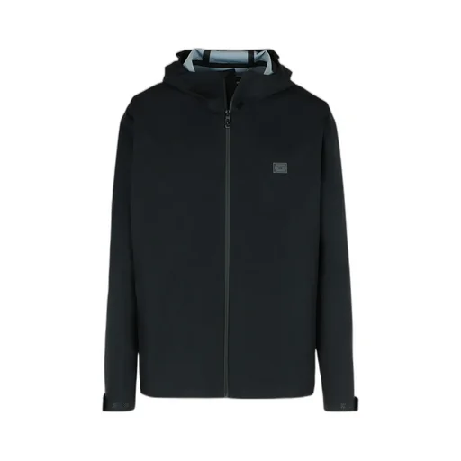 Logo Plaque Zipped Bomber Jacket