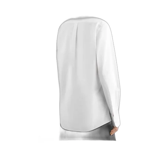 Lace Inlay Poplin Shirt