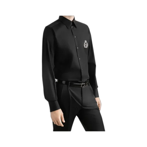 Heraldic Patch Long-Sleeved Shirt