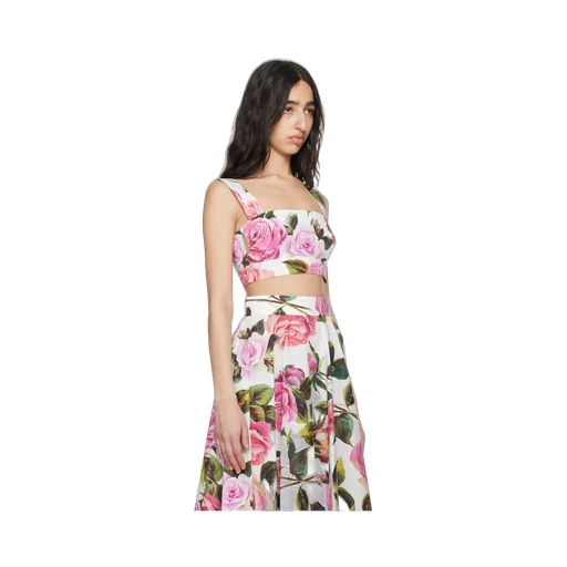 Floral Printed Cropped Top