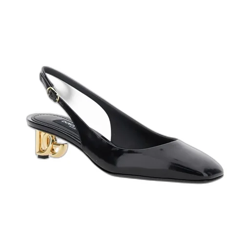 Square Toe Slingback Pumps