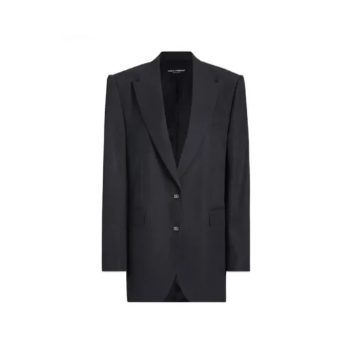 Single-Breasted Straight Hem Blazer