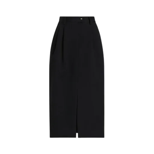 Calf-Length Pencil Skirt