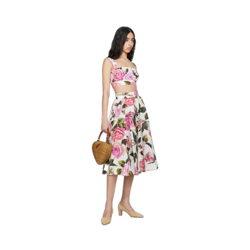 Floral Printed Cropped Top