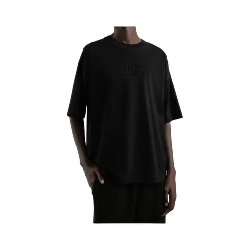 Logo Embossed Crewneck T-Shirt