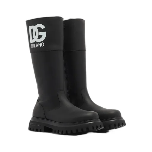 Logo-Print Boots