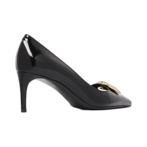 Logo Plaque Pointed Toe Pumps