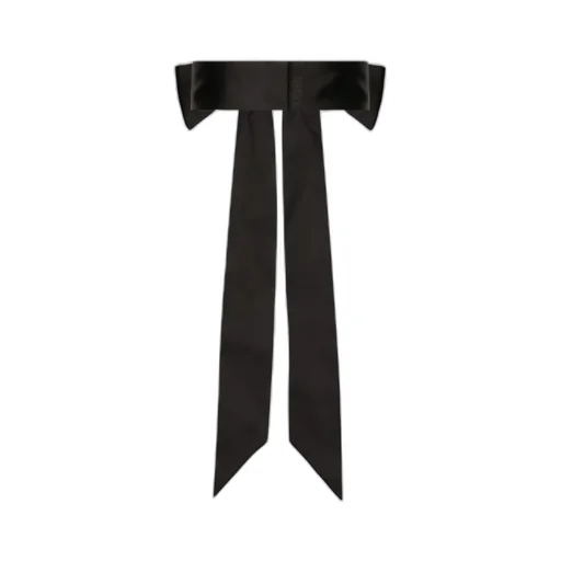 Bow Satin Tie Belt