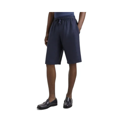 Dg Logo Embroidered Bermuda Shorts