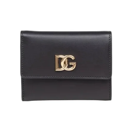 Logo Plaque Tri-Fold Wallet