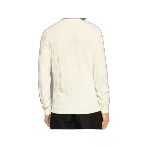 Monogram Jacquard Crewneck Knitted Jumper
