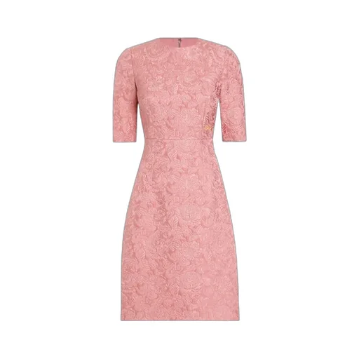Floral Jacquard Midi Dress