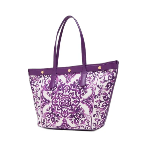 Majolica Printed Tote Bag