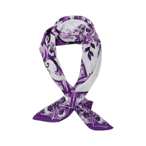 Majolica Printed Finished Edge Scarf