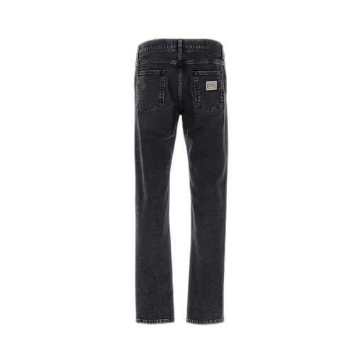 Straight Leg Distressed Jeans