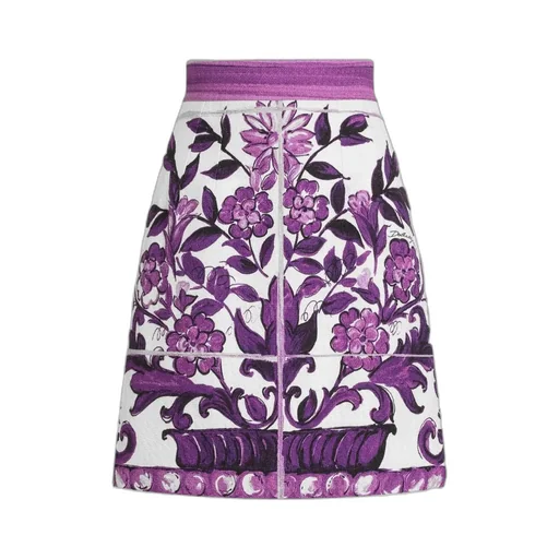 Majolica-Print Skirt