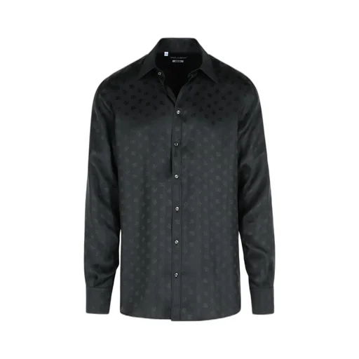Dg Logo Martini Jacquard Shirt