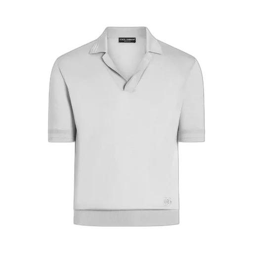 Dg Logo Embroidered Polo Shirt
