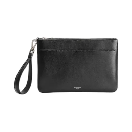 Wrist Strap Zipped Clutch Bag