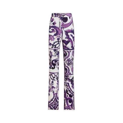 Majolica Printed Flared Trousers