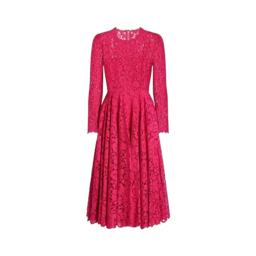 Floral Lace Midi Dress