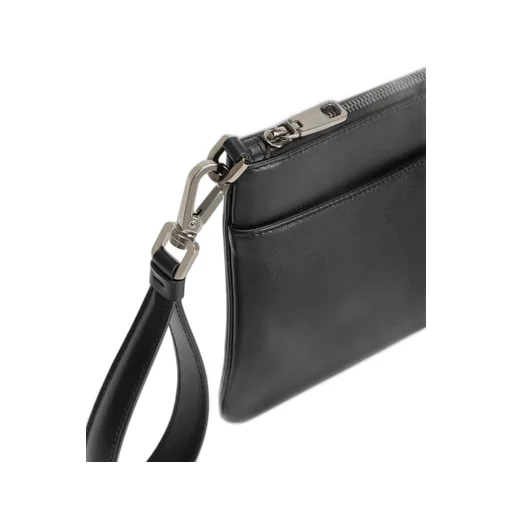Wrist Strap Zipped Clutch Bag